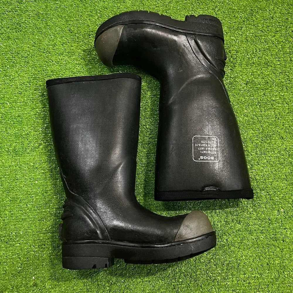 Bogs Boots‎ Mens SZ (4) Womens. (2.5) Food Pro High Rubber Work Boot EUC